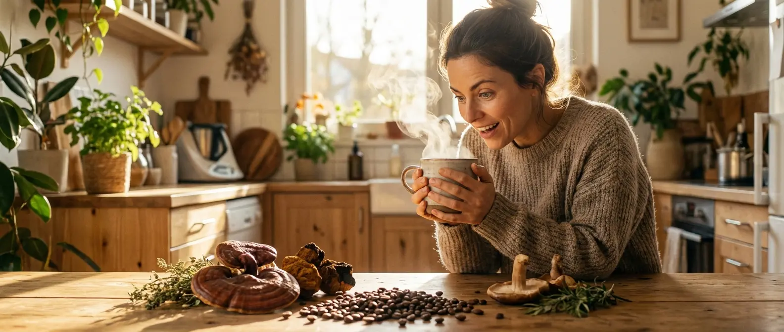 Cafés aux champignons adaptogènes : cette boisson bizarre va vous surprendre