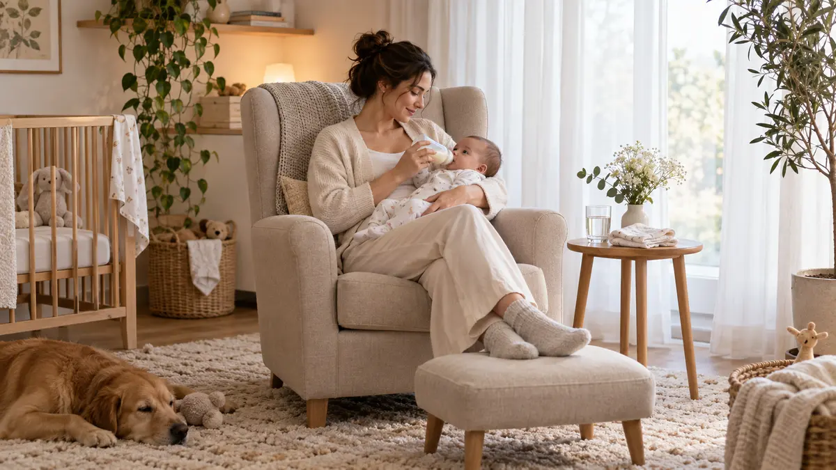 Fauteuils allaitement : comment choisir le bon confort ?